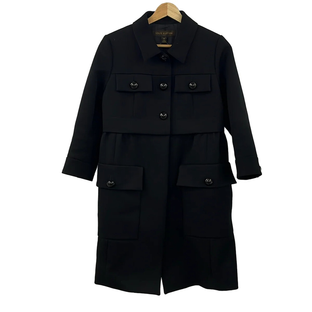Louis Vuitton Black Women's Coat #329377L57B